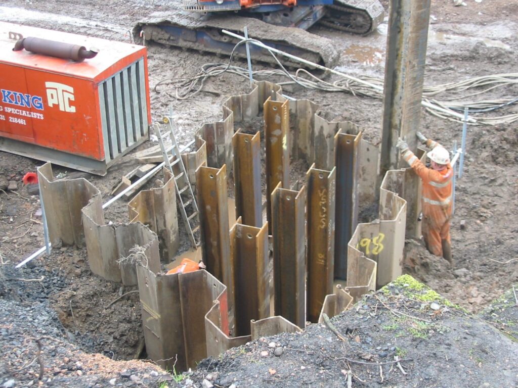 Pressed Steel Pilings in